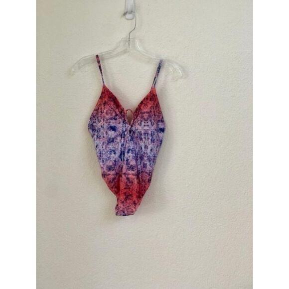 NWOT TopShop Ombré Geo One-Piece Swimsuit Sz 8 - Picture 7 of 9